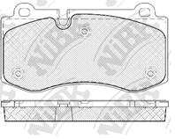 Колодки тормозные дисковые PN0453 от производителя NiBK