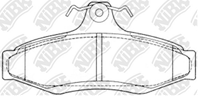 Колодки тормозные дисковые PN0424 от фирмы NiBK