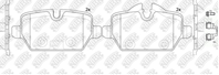 К-т торм. колодок Re с датч. BMW 1(E81), 3(E90)