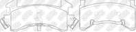 Колодки тормозные дисковые PN0307 от компании NiBK