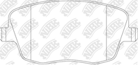 Колодки тормозные дисковые передние PN0221 от компании NiBK