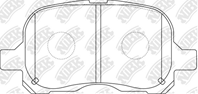 Колодки тормозные дисковые PN1302 от компании NiBK
