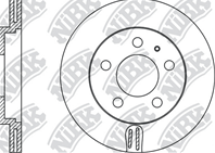 Диск тормозной NiBK RN1169