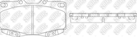 Колодки тормозные дисковые передние PN1830 от компании NiBK