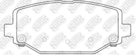 Колодки тормозные дисковые задние PN53005 от компании NiBK