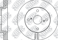 RN1198-NIBK_диск тормозной передний! Toyota Corolla 1.4-1.8 01&gt