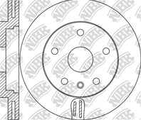Диск тормозной NiBK RN1733