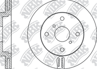 Da_тормозной диск nibk rn1482v (к-кт 2 шт.  цена за 1 шт.)