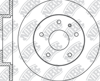 Диск тормозной NiBK RN1380