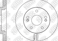 Диск тормозной NiBK RN1548