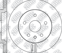Диск тормозной NiBK RN1730