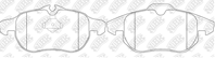 PN0325-NIBK_!колодки дисковые п. Opel Vectra/Signum 1.8i-2.2TDi 02&gt