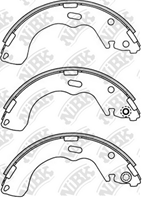 Барабанные тормозные колодки FN3399 от фирмы NiBK