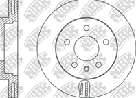 Диск тормозной NiBK RN1511