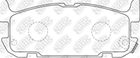 Колодки тормозные дисковые PN5487 от компании NiBK