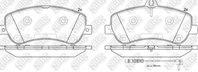 Колодки тормозные дисковые PN0459W от производителя NiBK