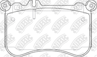 Колодки тормозные дисковые PN0857 от компании NiBK