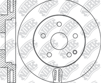 Диск тормозной NiBK RN1701