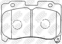 Колодки тормозные дисковые PN1360 от производителя NiBK