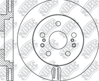 Диск тормозной NiBK RN1692