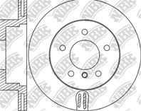Диск тормозной NiBK RN1717