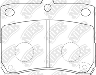 Колодки тормозные дисковые PN8436 от компании NiBK
