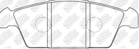 Колодки тормозные дисковые PN9183 от производителя NiBK
