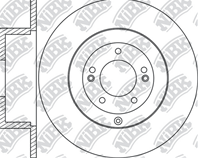 Диск тормозной NiBK RN1712