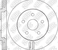 Rn1470-nibk_диск тормозной передний! nissan qashqai 1.6/2.0i/1.5dci/2.0dci 07&gt