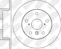Диск тормозной NiBK RN1666