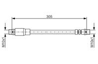 [1987476171] Bosch Шланг тормозной