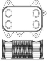 Радиатор масл. для а/м VW Tiguan (08-)/Golf VI (08-) 1.6TDi/2.0TDi (LOc 1806)