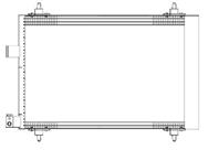 Радиатор кондиц. с ресивером для а/м Peugeot 407 (04-)/Citroen C5 (08-) (LRAC 2004)