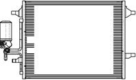 Радиатор кондиц. для а/м Volvo S60 (10-)/S80 (13-)/XC60 (08-)/XC70 (07-) (LRAC 1060)