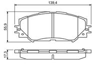 0 986 494 240 1232 00 [0446542160] !колодки дисковые п. Toyota RAV4 2.4 06&gt/Urban Cruiser 1.4D 09&gt
