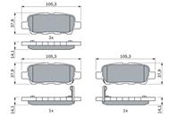 0 986 494 090 GDB3393876 01 [44060AL586] !колодки дисковые з. Nissan Murano/X-Trail 2.0-3.5 03&gt