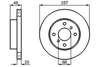 0 986 478 567_диск тормозной передний!Nissan Prim