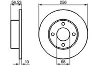 0 986 478 130_диск тормозной передний! Audi 80 B3