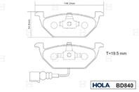 КОЛОДКИ ТОРМОЗНЫЕ ДИСКОВЫЕ ПЕРЕДНИЕ SKODA OCTAVIA