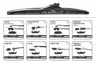 Щётка стекл-ля гиб 1шт. 21 /530mm универ-я крючок side pin top lock pi