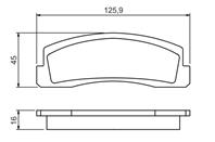 0 986 494 462_колодки дисковые! передние\ LADA 2121 Niva 1.6/1.7i/1.9D 93>