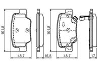 0 986 494 404_колодки дисковые з.! Toyota Verso 1