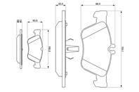 0 986 494 001 601 00FO639081612 000B-SX !колодки дисковые п. MB W210 2.0T-3.2/2.5TD/2.7CDi 96-02