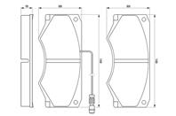 Колодки тормозные дисковые 0986424176 от фирмы BOSCH