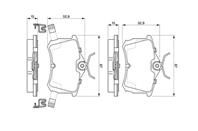 Колодки тормозные дисковые 0986424661 от фирмы BOSCH