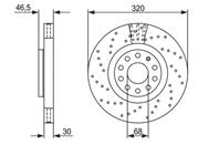 0 986 479 258_диск тормозной передний! Audi A4/A6 2.0-3.0TDi 97&gt