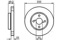 0 986 479 085_диск тормозной передний! toyota corolla 1.4-1.8 01&gt