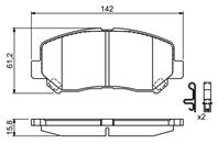 колодки торм.пер. Mazda CX-5 11-