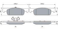 Колодки тормозные RENAULT LOGAN II/SANDERO II 14- пер.