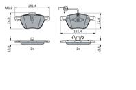 0 986 494 035 390 11401 011B-SXFDB1496 !колодки дисковые п. VW Sharan 1.8iT/2.0i/1.9TDi 00&gt